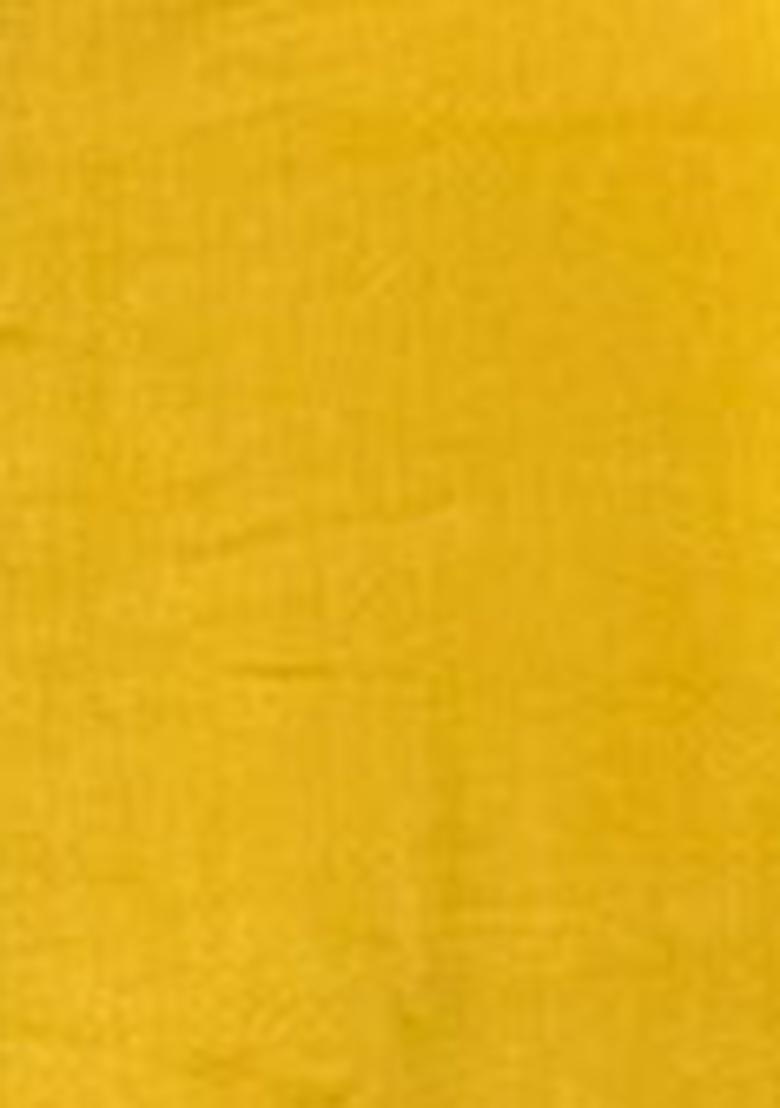 Yellow Embroidered Chanderi Kurta Set