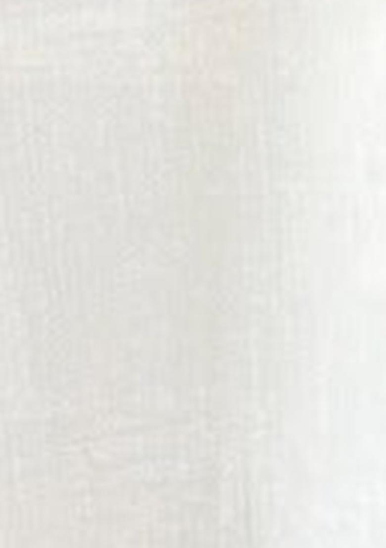 Off White Embroidered Chanderi Kurta Set