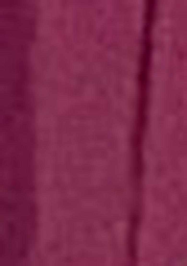 Wine Embroidered Viscose Kurta Set