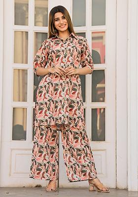 Multicolour Printed Cotton Fusion Set