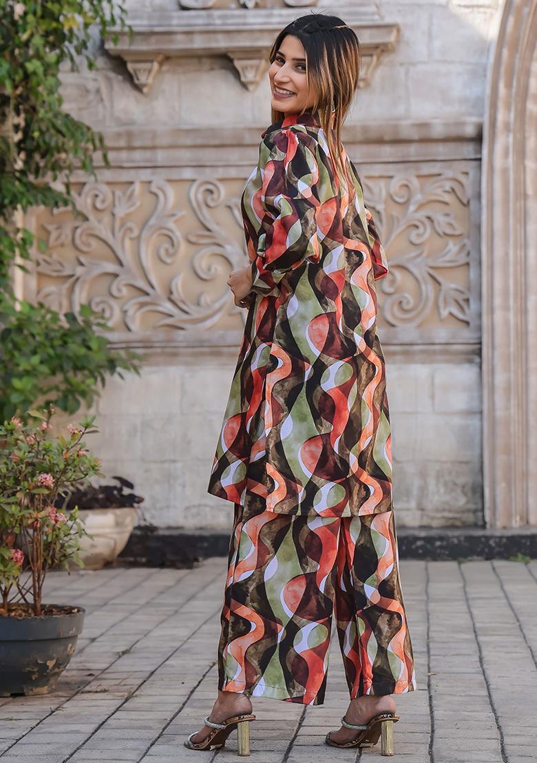 Multicolour Printed Cotton Fusion Set