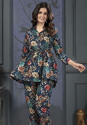 Multicolour Digital Print Rayon Fusion Set