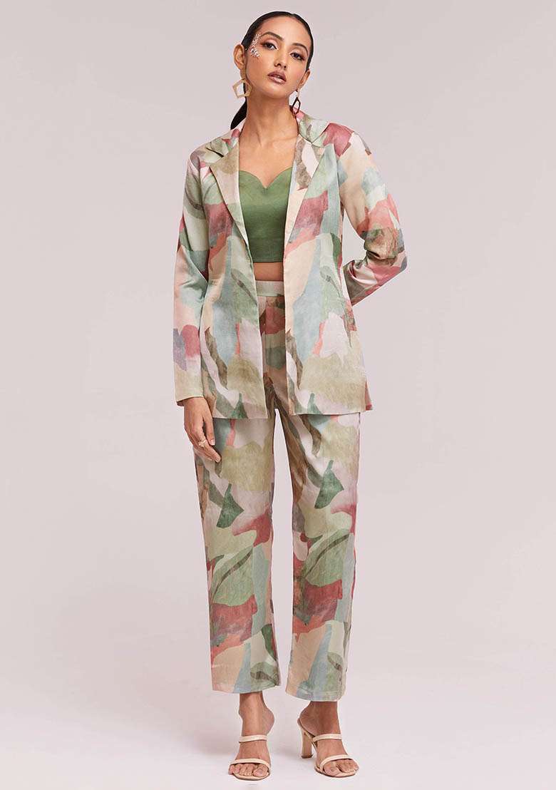 Multicolour Embroidered Satin Dresses - Indya