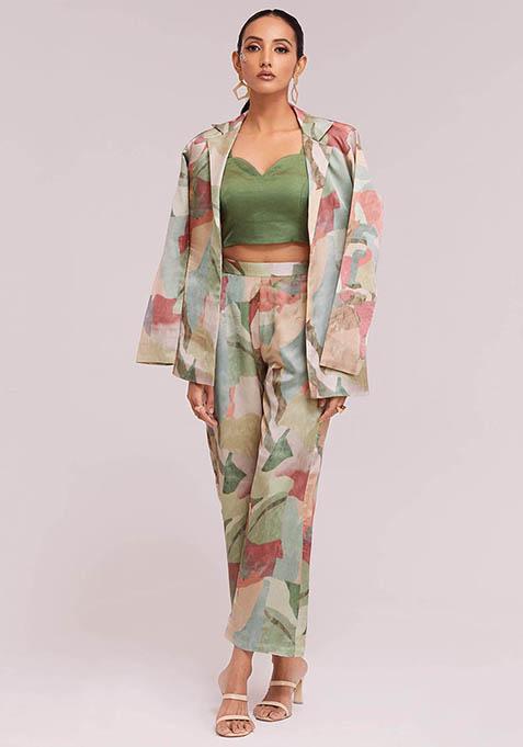 Multicolour Embroidered Satin Dresses
