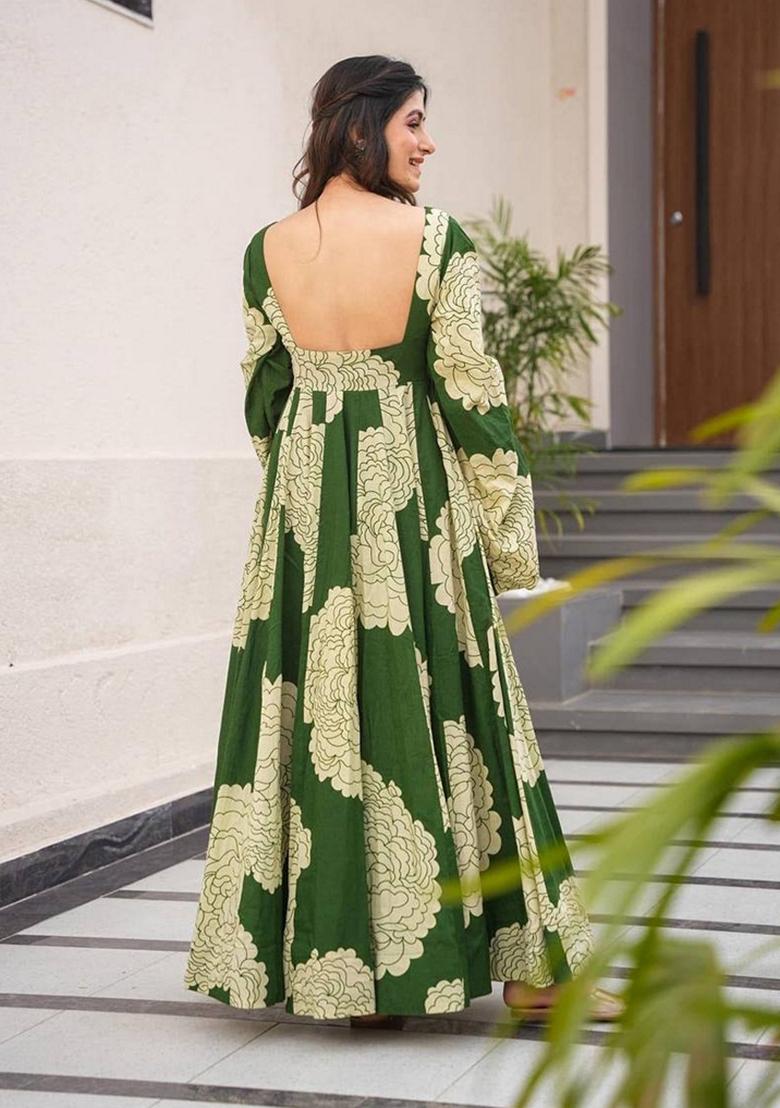 Multi Sequin Embroidered Silk Anarkali Set