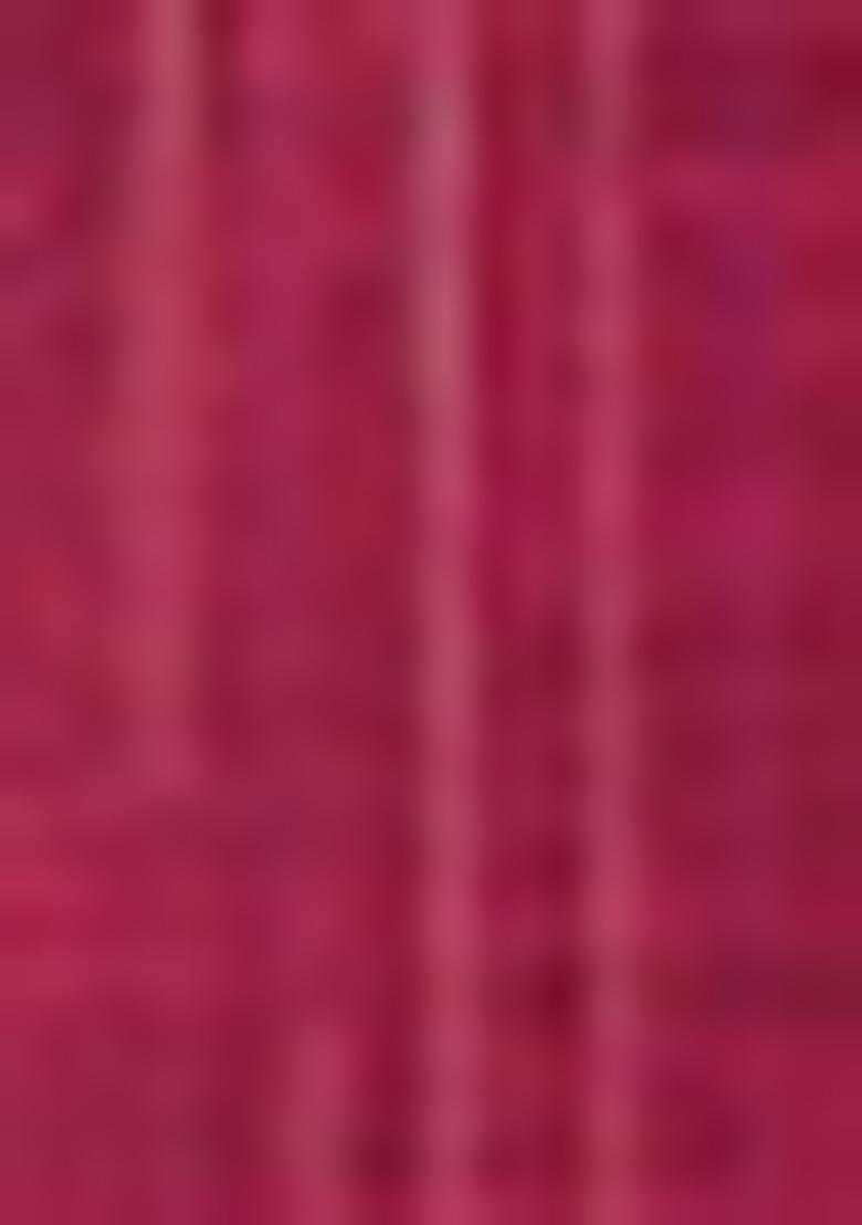 Magenta Solid Cotton Salwar Kameez