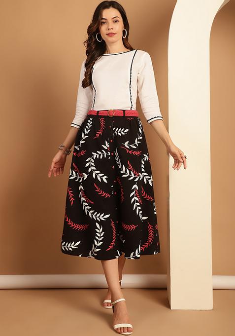 Black Hand Block Print Cotton Coord Set