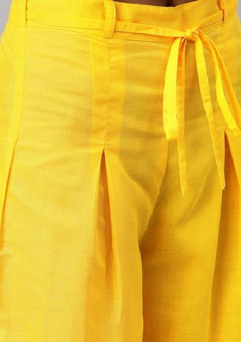 Green Printed Cotton Kurta Set - Indya