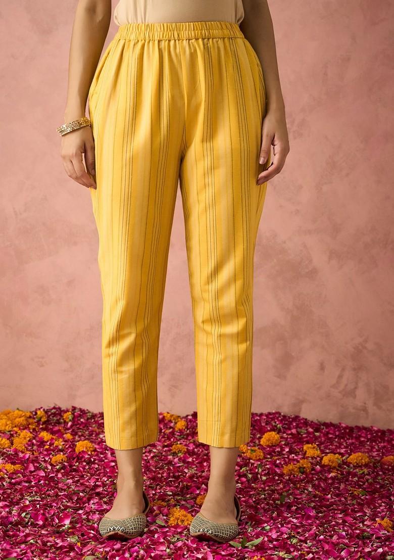 Yellow Embroidered Poly Blend Salwar Kameez With Dupatta