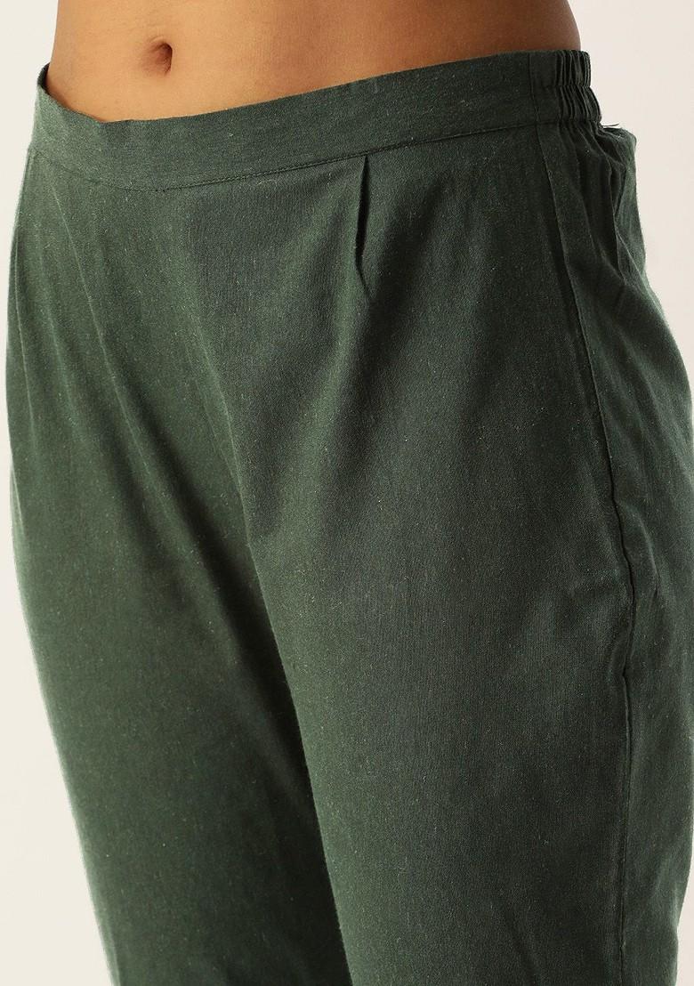 Blue Printed Cotton Salwar Kameez