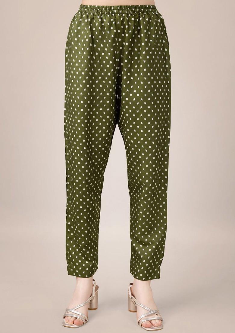 Green Embroidered Poly Blend Salwar Kameez With Dupatta