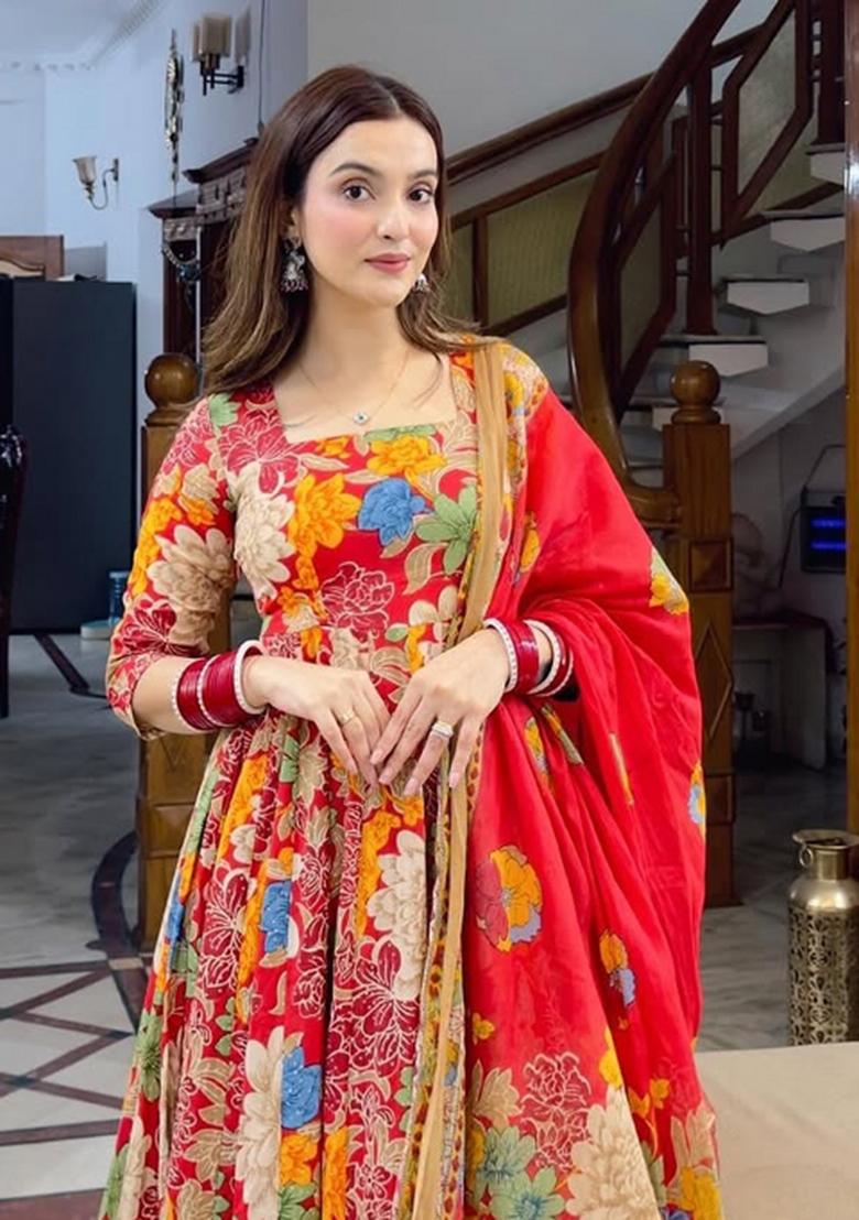 Black Embroidered Georgette Salwar Kameez With Dupatta