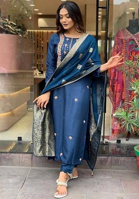 Black Solid Cotton Co Ord Set