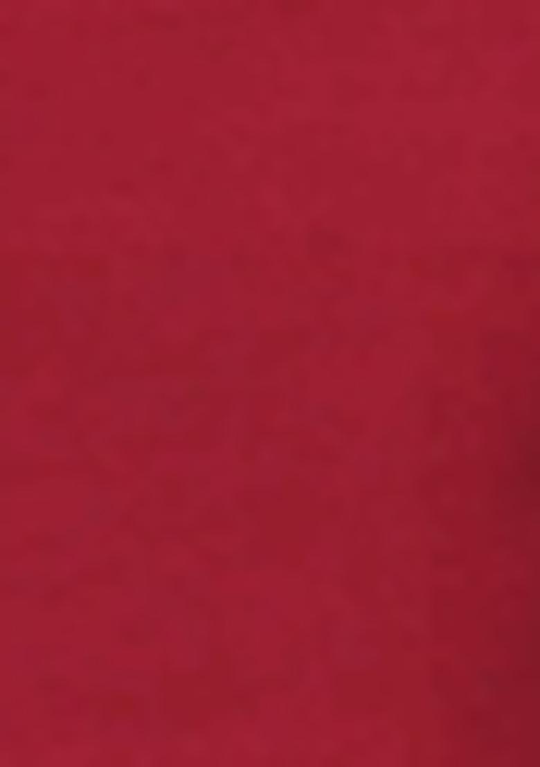 Cherry Red Embroidered Pure Cotton Salwar Kameez With Dupatta