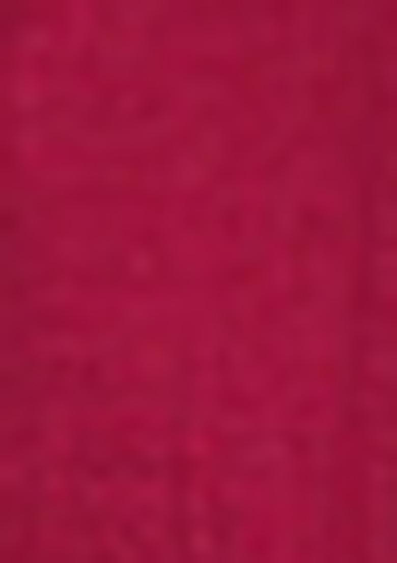 Red Embroidered Silk Blend Salwar Kameez With Dupatta