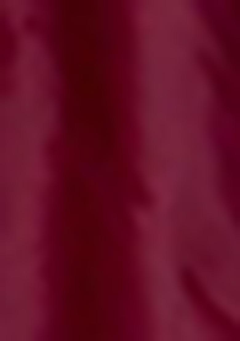 Maroon Embroidered Silk Blend Salwar Kameez With Dupatta