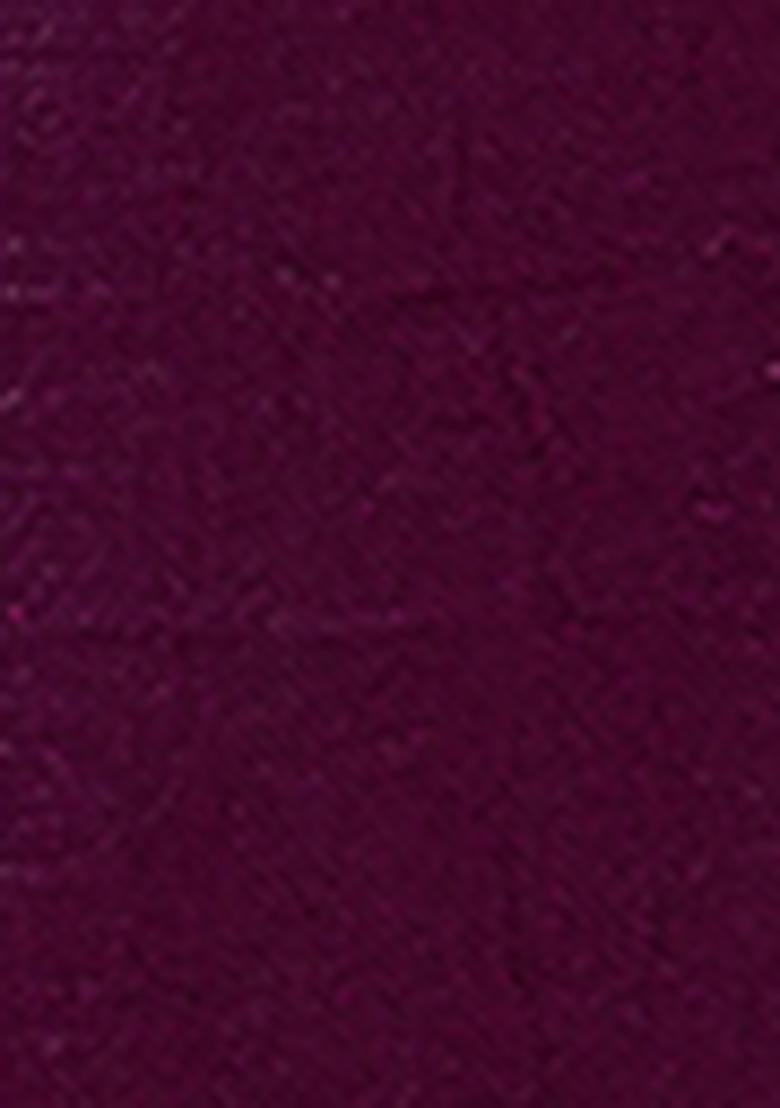 Maroon Sequin Embroidered Cotton Blend Salwar Kameez