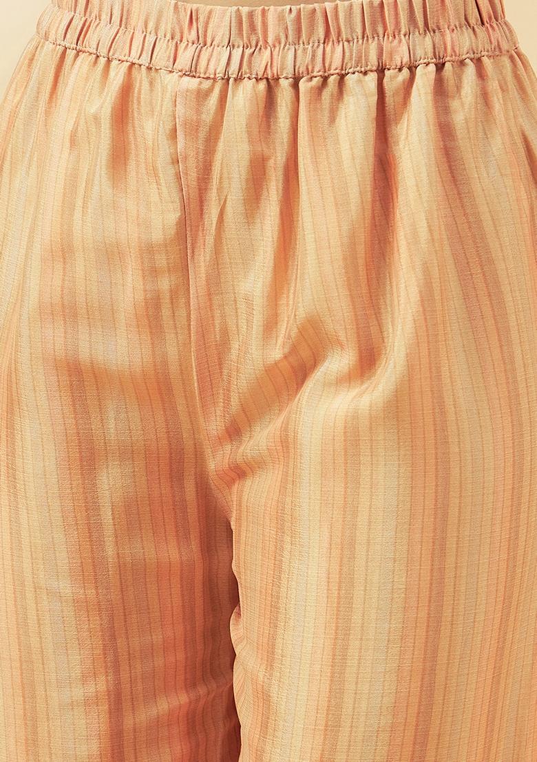 Yellow Digital Print Silk Salwar Kameez With Dupatta