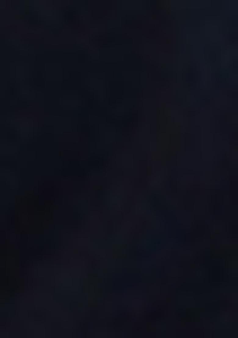 Blue Embroidered Chinnon Anarkali Set With Dupatta