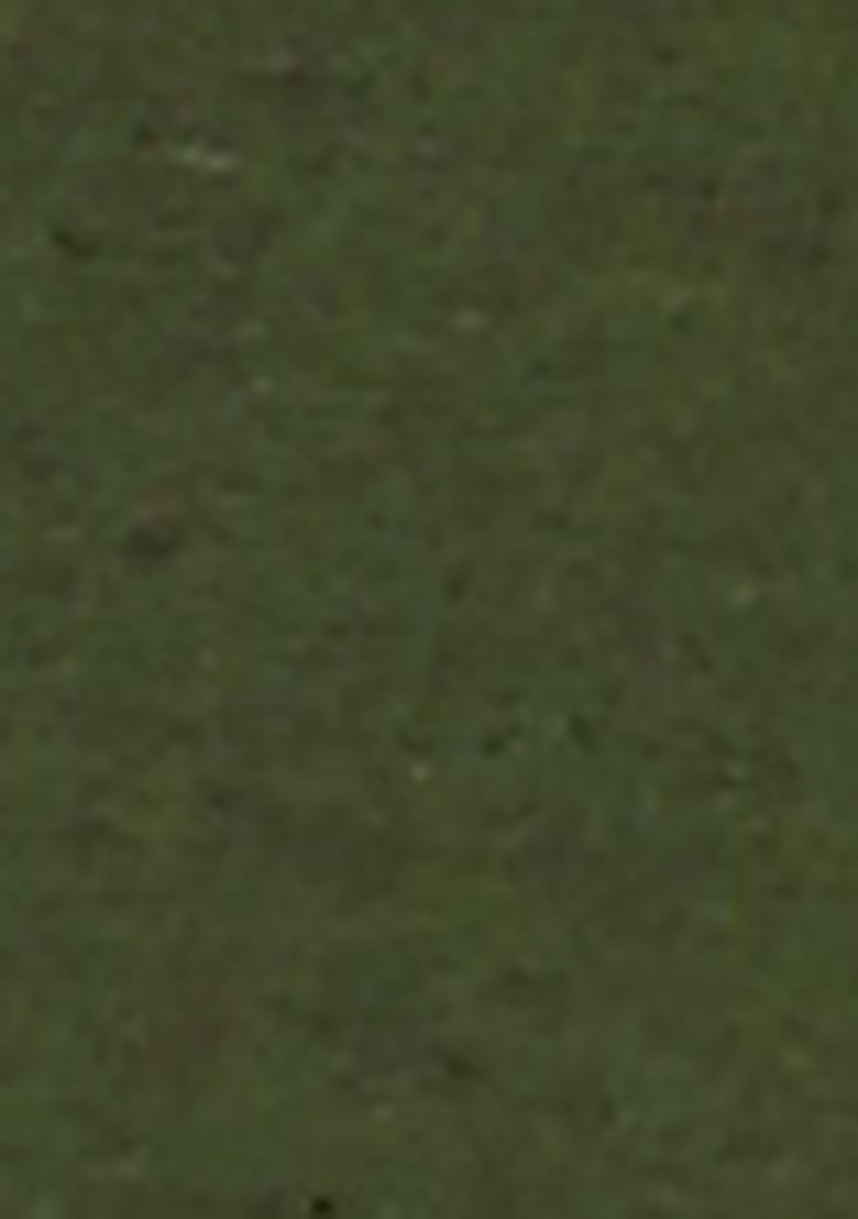 Olive Green Printed Linen Co Ord Set