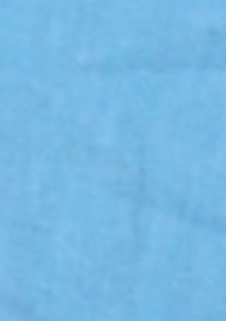 Sky Blue Printed Linen Co Ord Set