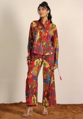 Multi Printed  Cotton Co Ord Set