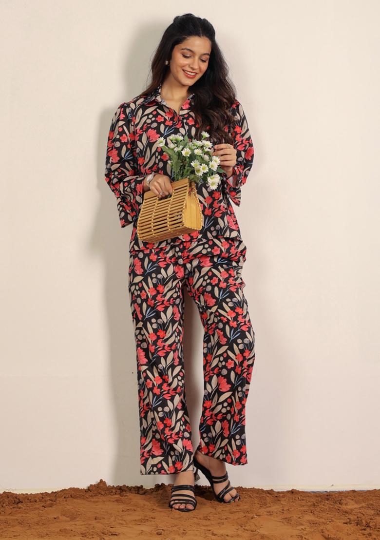 Multi Printed  Cotton Co Ord Set