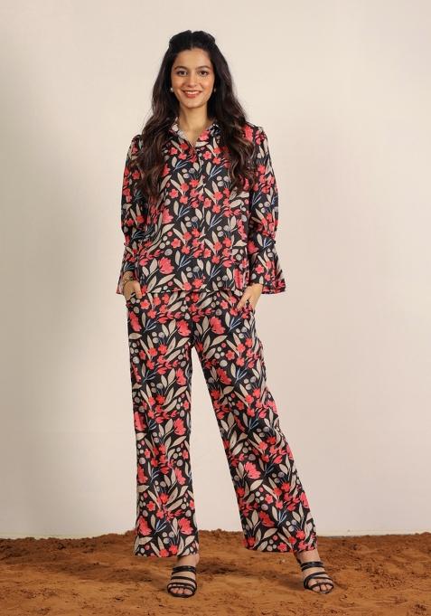 Multi Printed  Cotton Co Ord Set
