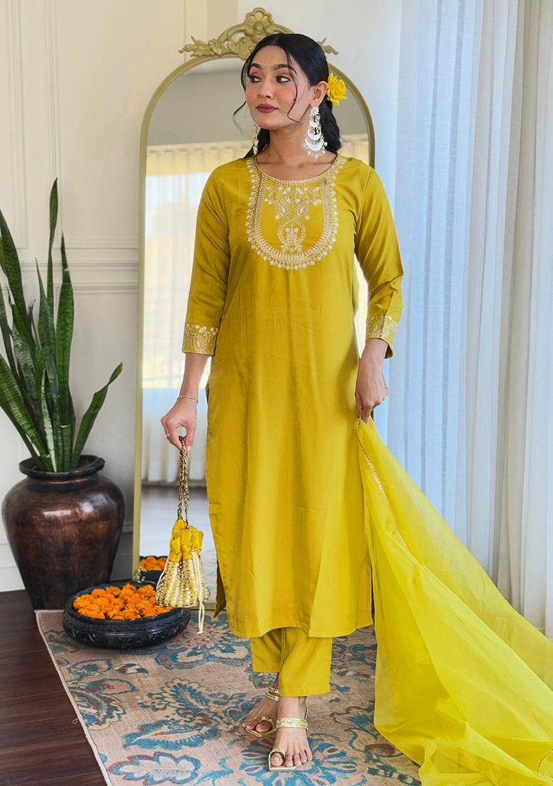 Liril Rayon Embroidered Salwar Kameez With Dupptta