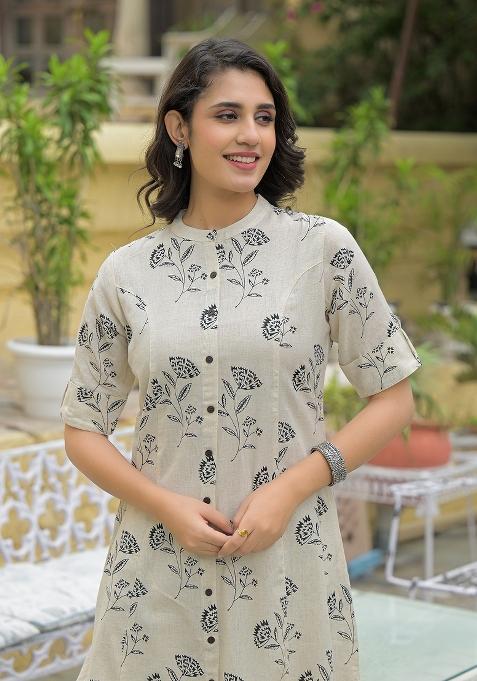 White embroidered Cotton Salwar Kameez