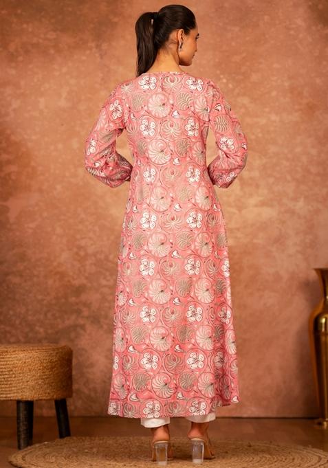 Multicolor Printed Cotton Salwar Kameez