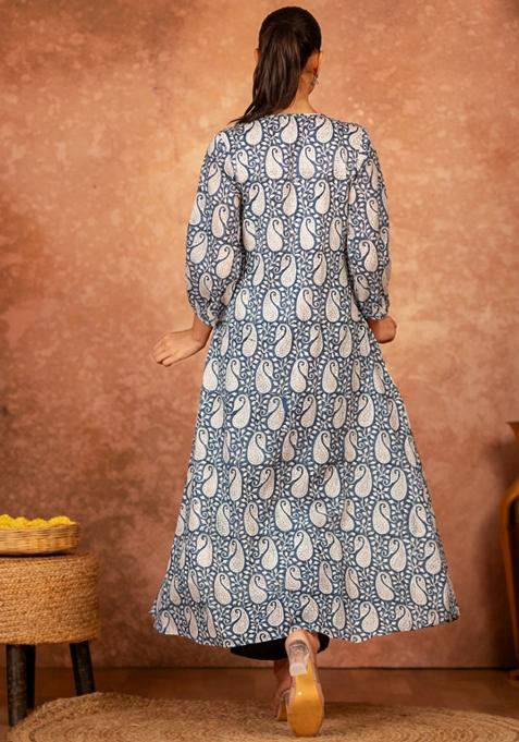 Multicolor Printed Cotton Salwar Kameez