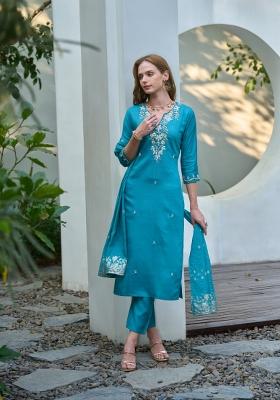 Multi Color Printed Vatican Salwar Kameez With Dupatta