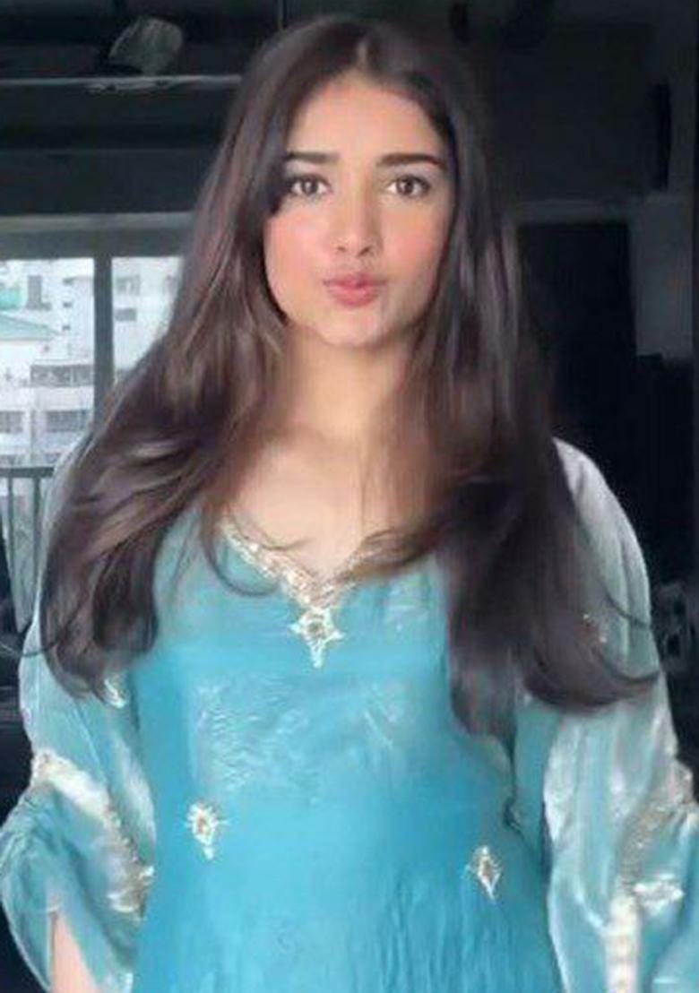 Blue Embroidery Blended Kurta Set - Indya