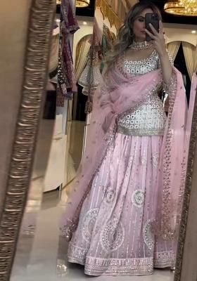 White Embroidery Blended Kurta Set