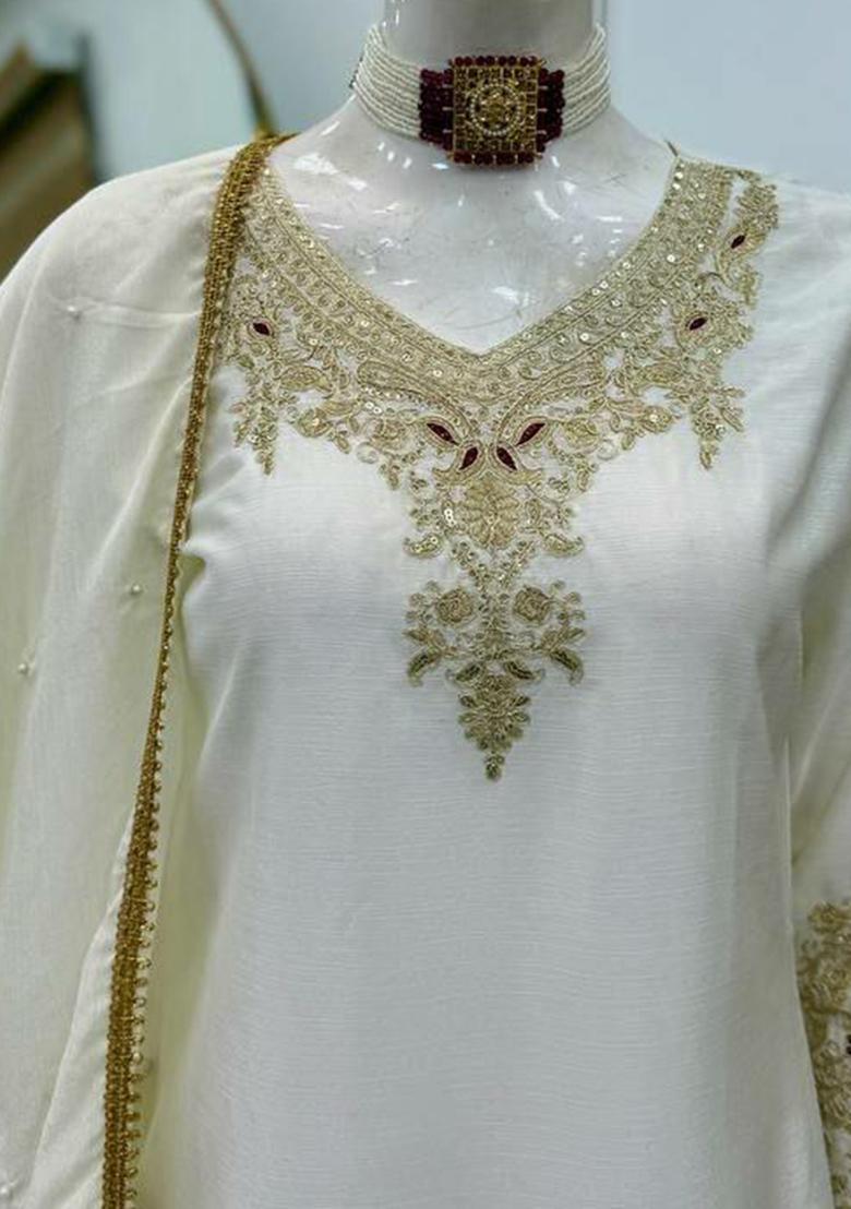 Black Solid Blended Kurta Set - Indya