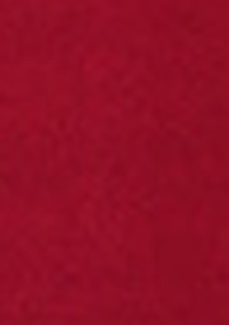 Maroon Embroidered Cotton Anarkali Set