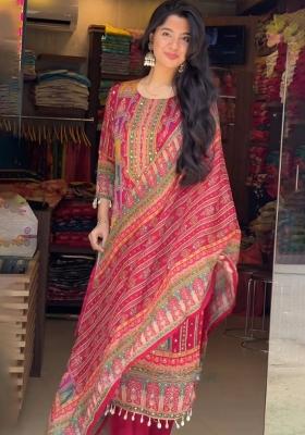 Multicolor Embroidered Blended Kurta Sets