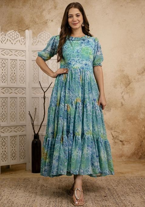 Rama Printed Cotton Blended Kurta Set