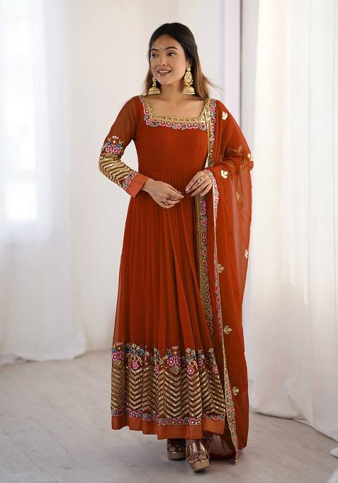 Fenta Printed Georgette Salwar Suit