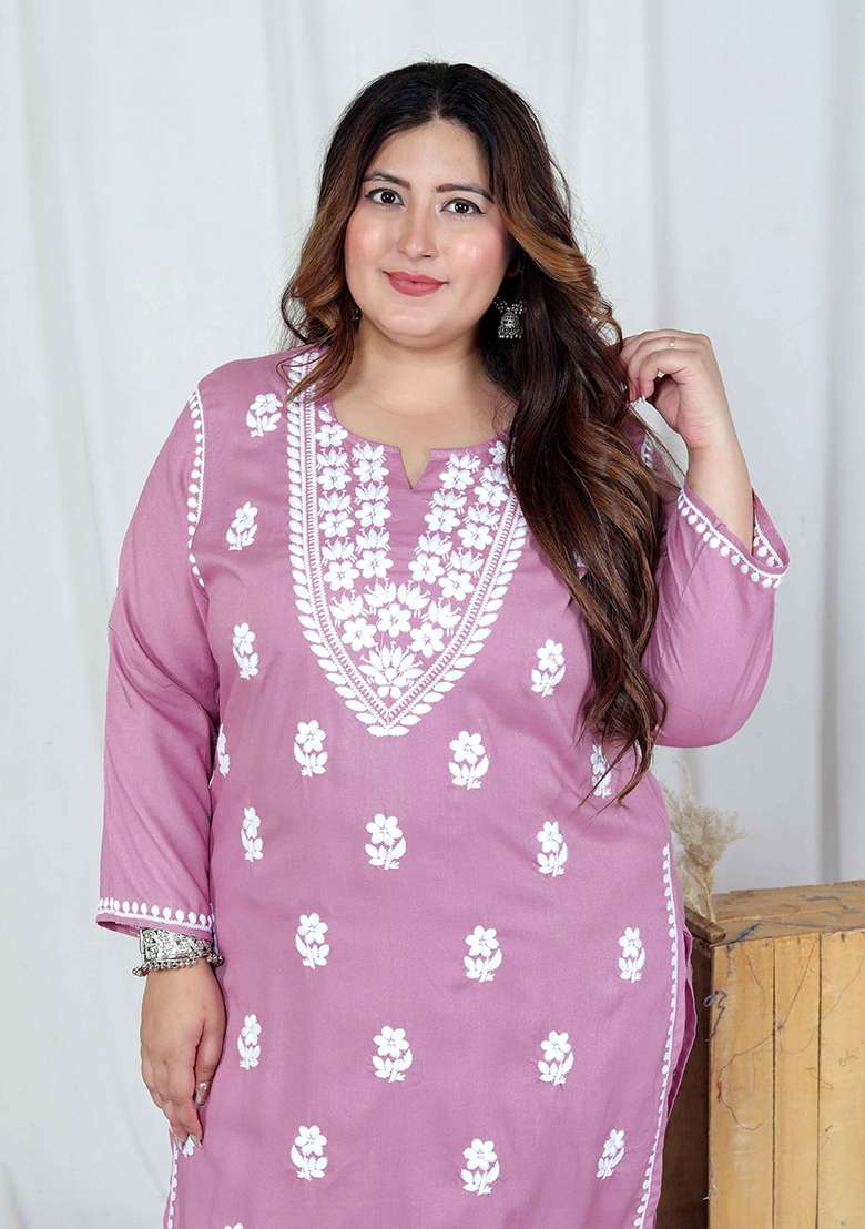 Blue Printed Cotton Straight Kurta Set - Indya