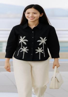 Black Embroidered Rayon Kurta Set