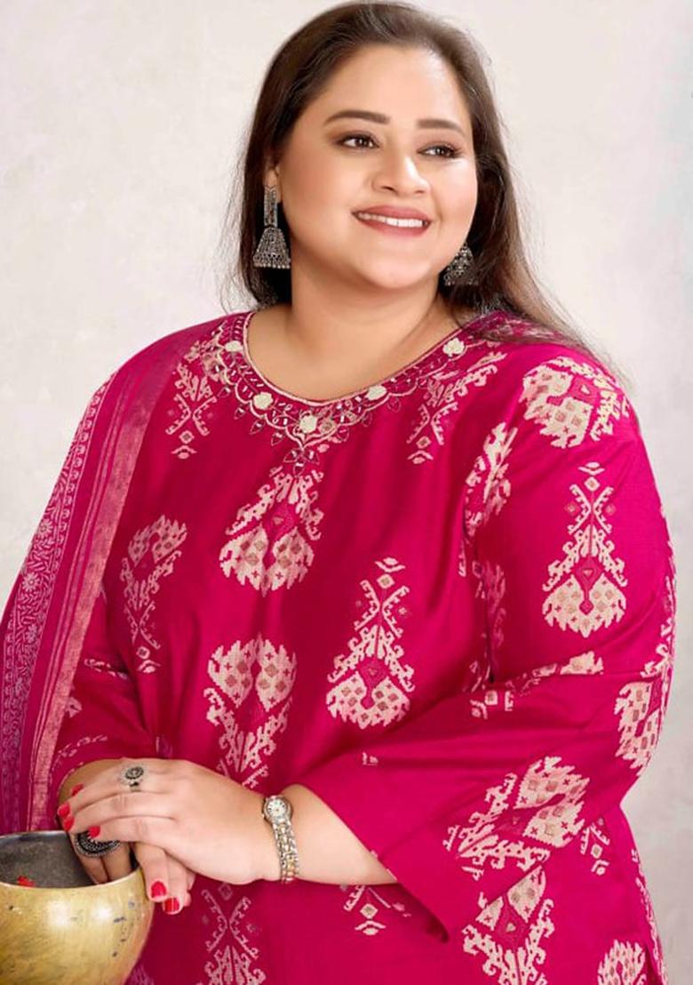 Rani Embroidered Viscose Kurta Set - Indya