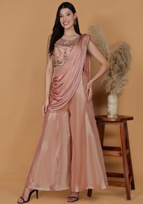 Light Peach Beads Work Tissue Fusion Set