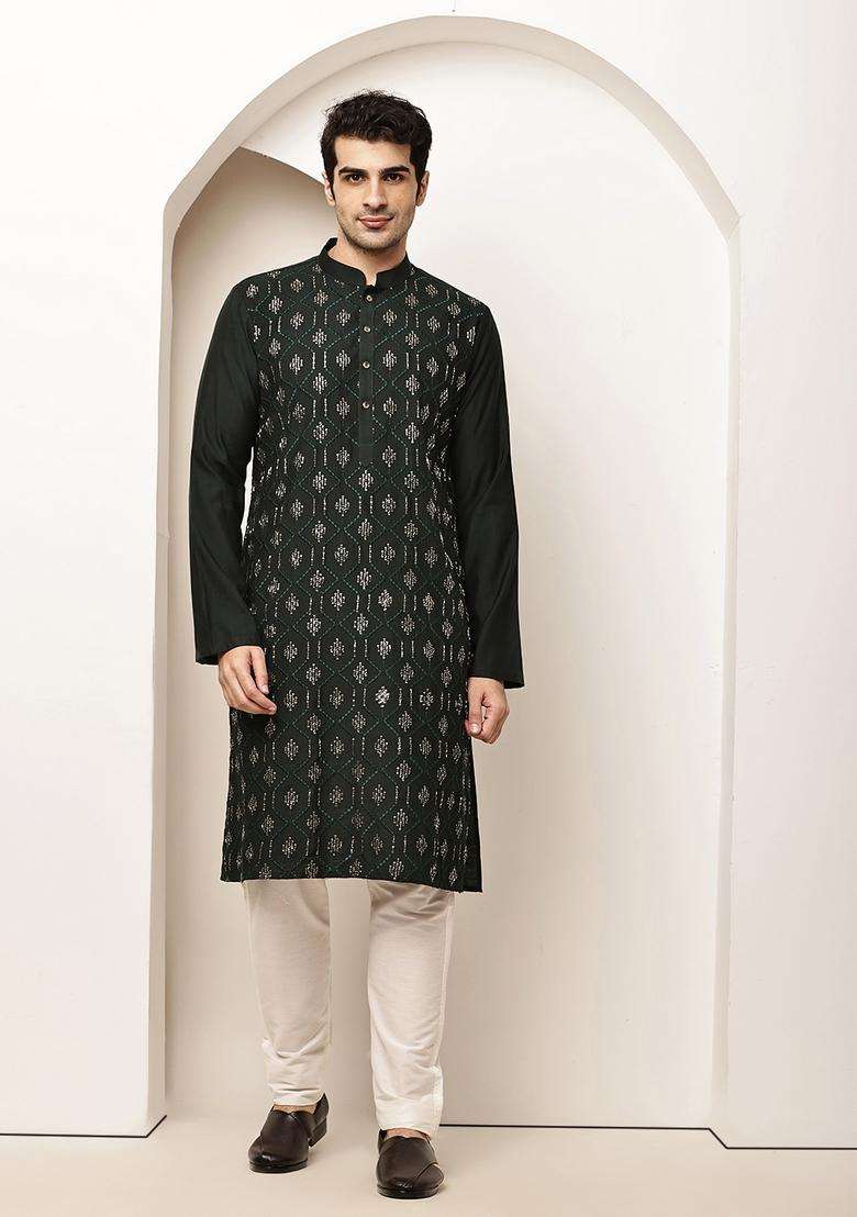 Maroon Printed Viscose Kurta - Indya