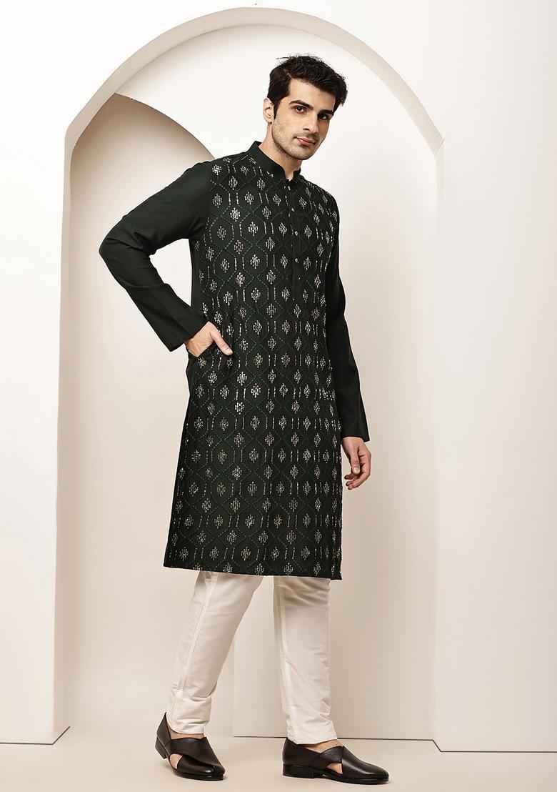 Maroon Embroidery Viscose Kurta Set - Indya