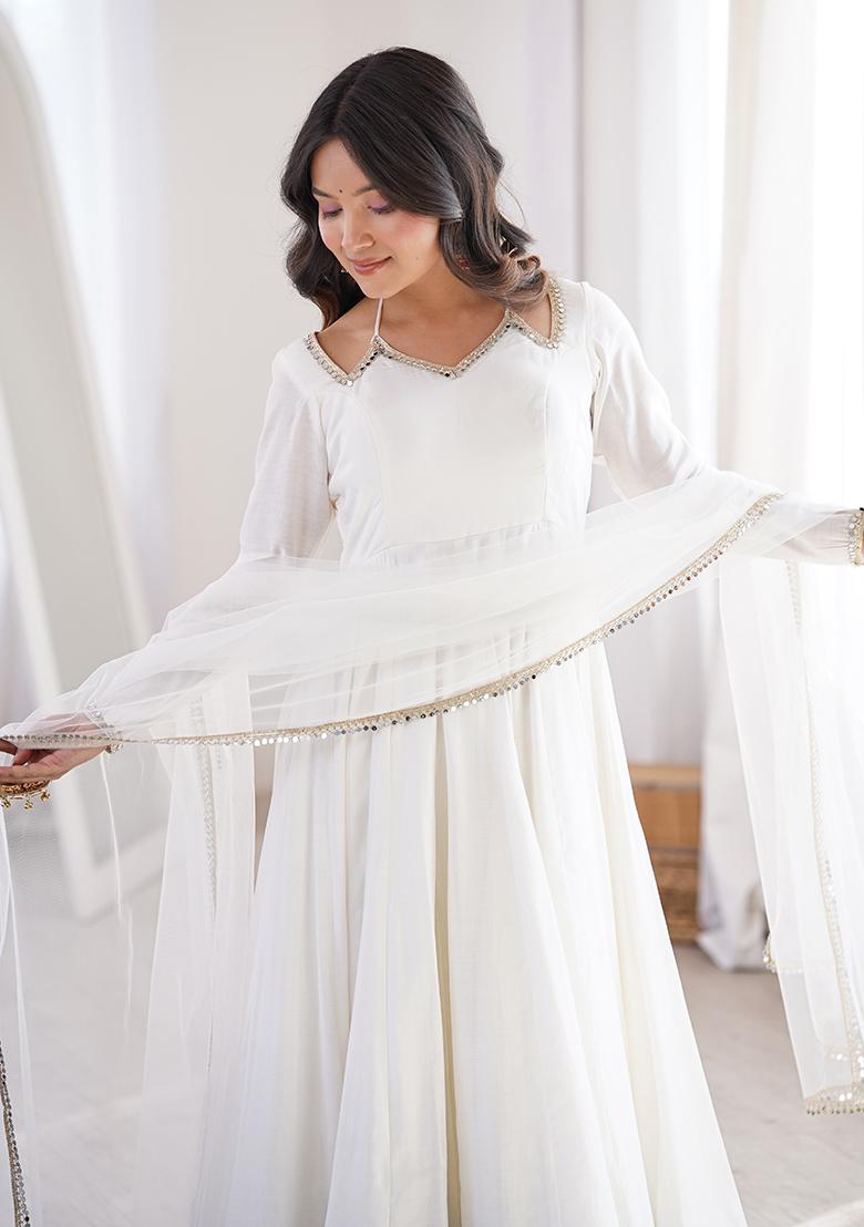 elegant long sleeve wedding dress Vintage Ivory Backless Rustic Lace Dresses – Musebridals reflecting our commitment to Style 1950 Gowns 1950 Midi dresses for women Color:Pink Blush