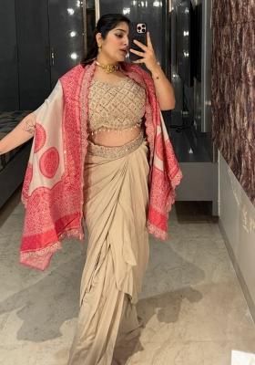 Red Embroidery Silk Salwar Kameez