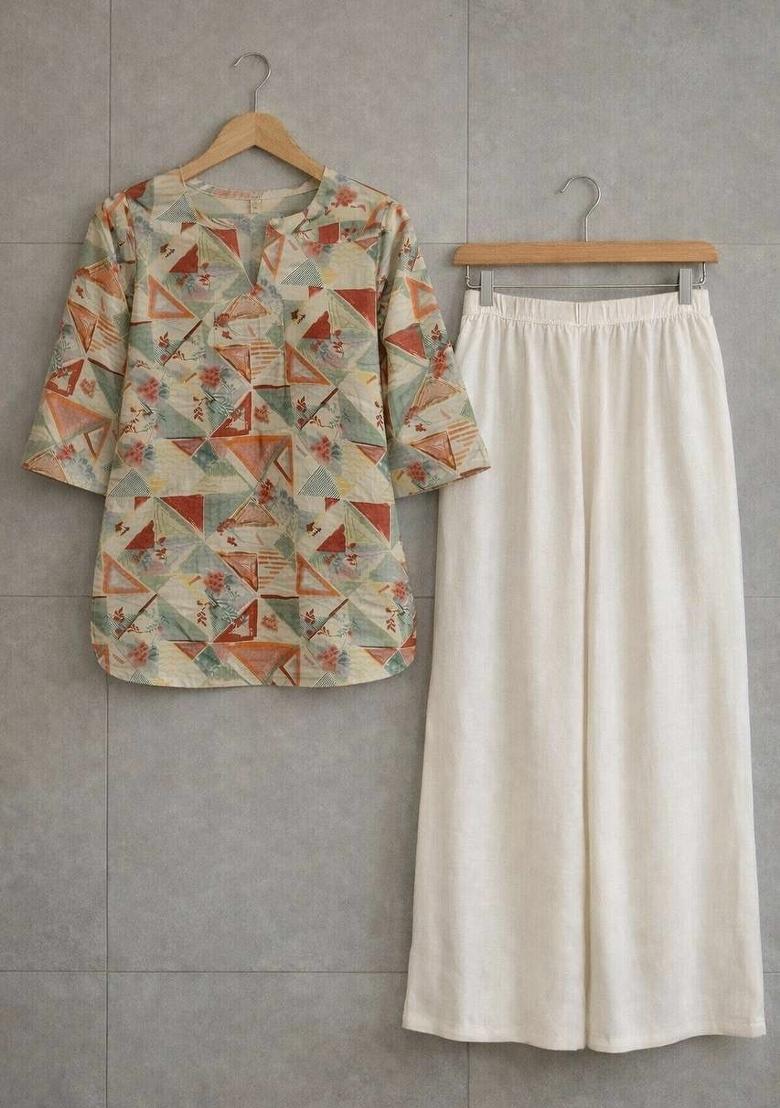 White Embroidery Rayon Salwar Kameez - Indya