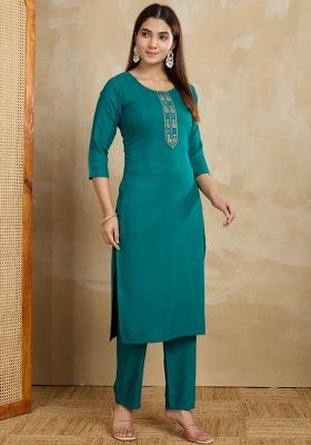 Rama Printed Cotton Kurta Set